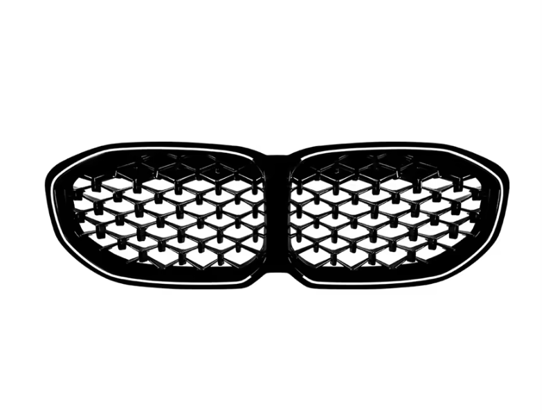 BMW 1 Series F40 Gloss Black LED Diamond Grille Kit (2019-2024 Models)
