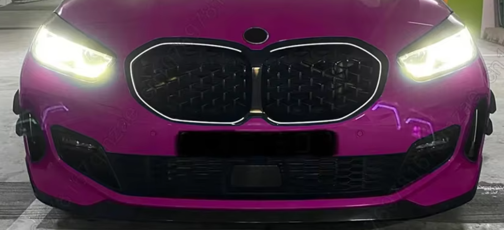 BMW 1 Series F40 Gloss Black LED Diamond Grille Kit (2019-2024 Models)