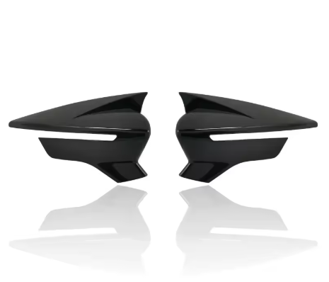 SEAT Leon MK3 5F / Ibiza MK5 / Arona KJ7 'Batman' Style Gloss Black Mirror Covers (2017 - 2022 Models)