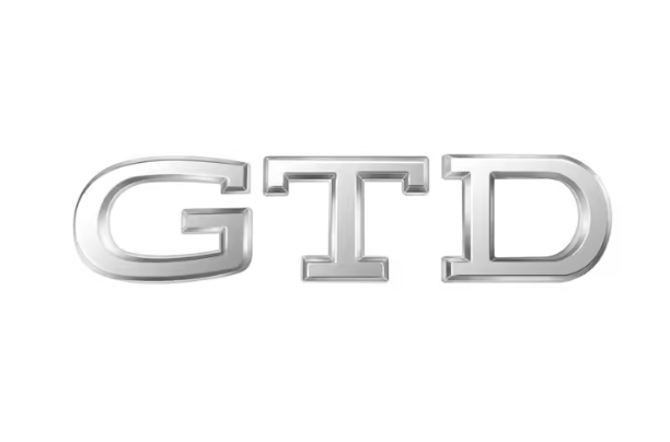 Volkswagen Golf GTD Central Rear Boot Badge (2021+Models)