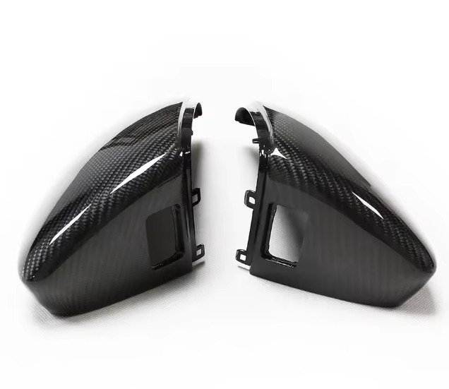 Audi A3 8Y Genuine Carbon Fibre Mirror Covers With Lane Assist (2021+ Models) LHD