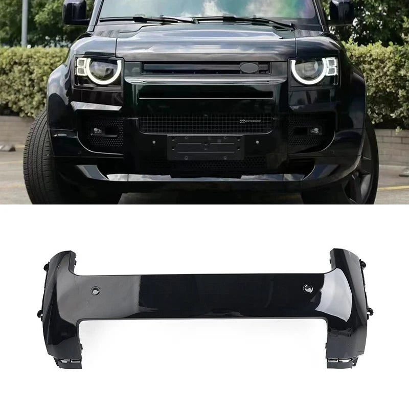 Land Rover Defender 90 110 130 Gloss Black Front Bumper Trim (2020-2024)