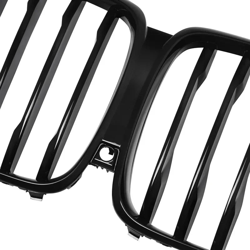 BMW X5 G01 Pre-LCI Gloss Black Single Slat Front Kidney Grille Set (2019 - 2022 Models)