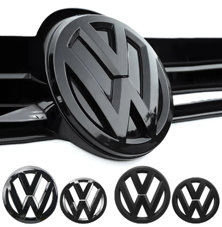 Volkswagen Golf MK7 Gloss Black Badge Set (2013 - 2016 Models)