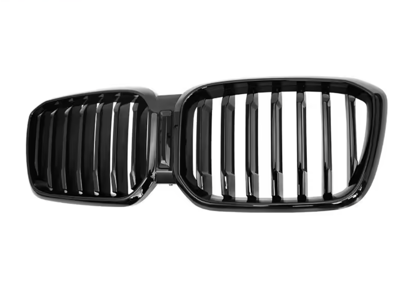 BMW X3 G01 / X4 G02 LCI Gloss Black Single Slat Front Kidney Grille Kit (2021 - Present)