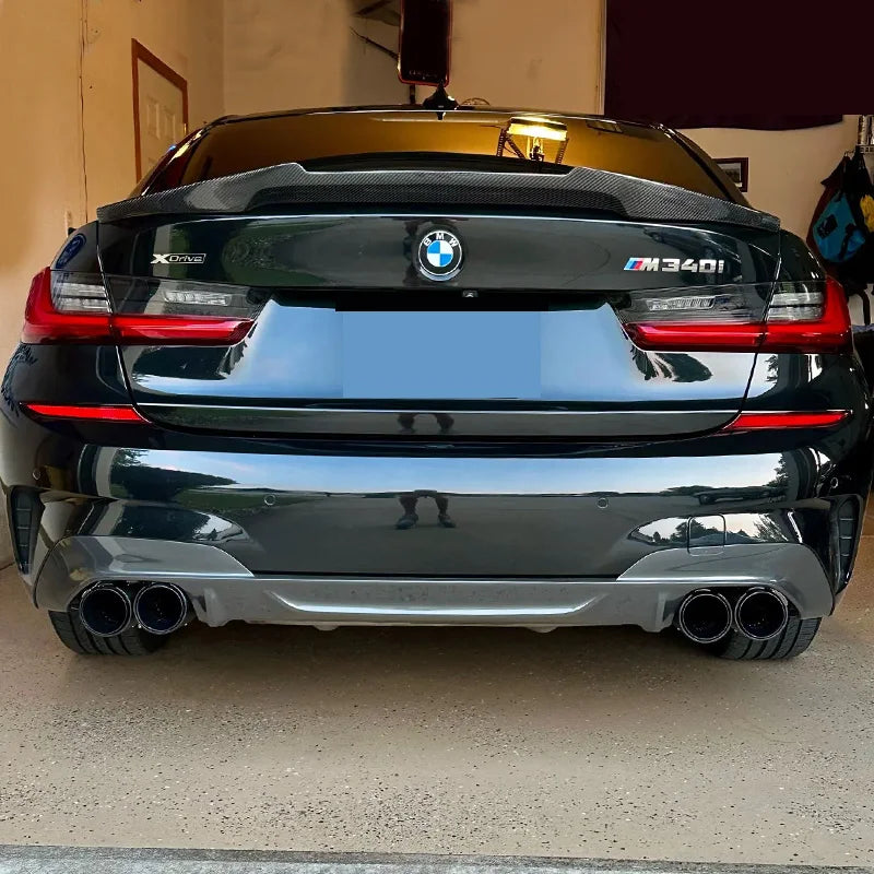 BMW Quad Carbon Exhaust Tips For 2 Series M240i G42 | 3 Series M340i G20/G21 | 4 Series M440i G22