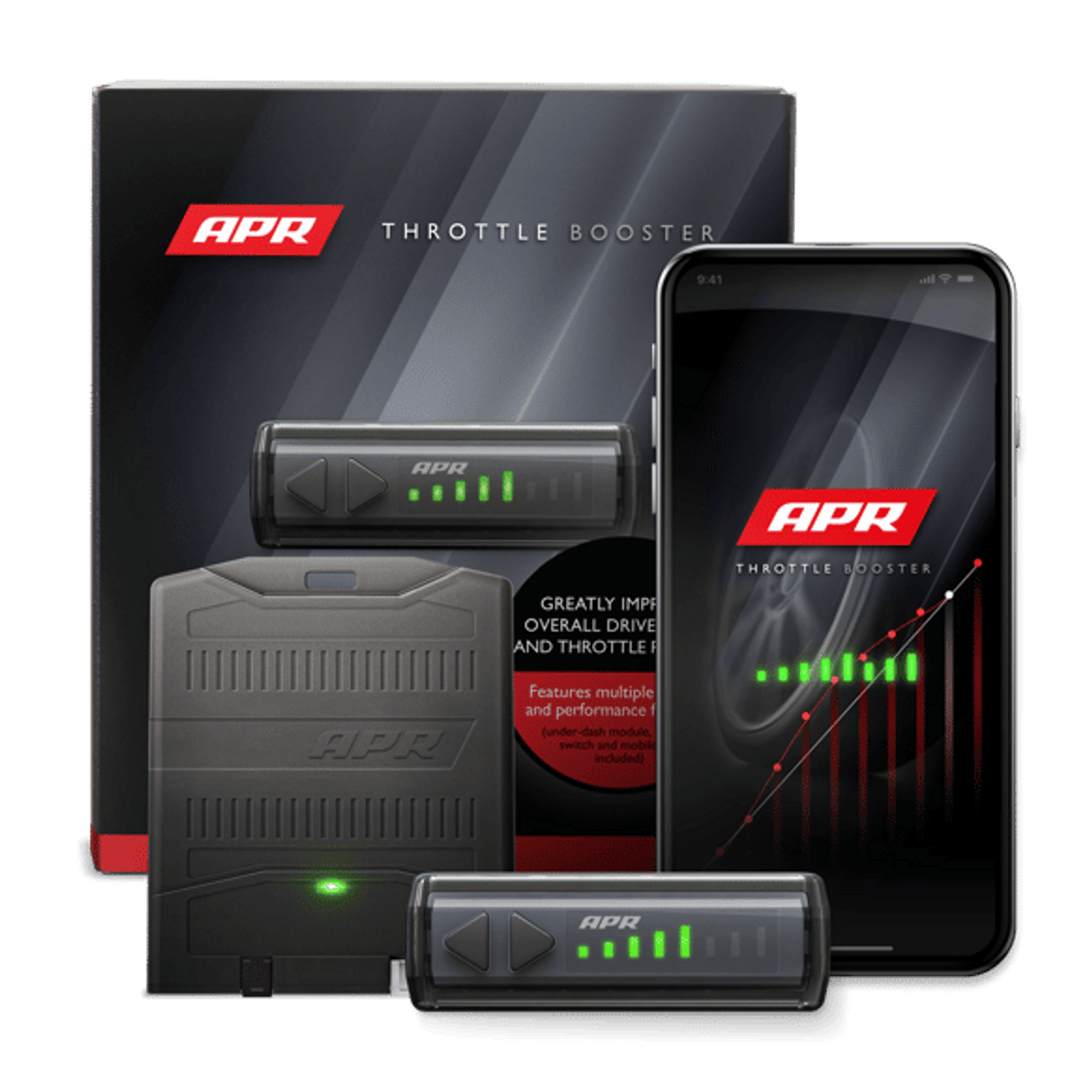 APR Throttle Booster With Wireless Controller And Bluetooth Mobile App