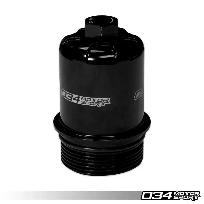 034Motorsport Billet DSG Oil Filter Cap Kit - Audi EA837 3.0T Models w/ DL501 B8/C7