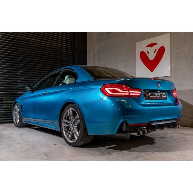 Cobra Sport BMW 425D (F32/F33/F36) Quad Exit M4 Style Exhaust Conversion