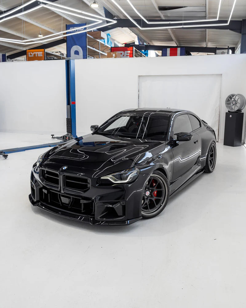 BMW M2 G87 EVO-S Gloss Black Front Lip by ZAERO (2023+)