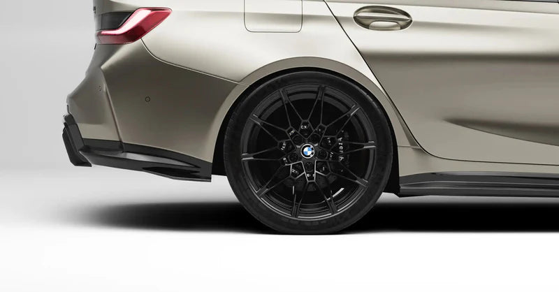 BMW M3 G80 G81 EVO-S Gloss Black Diffuser Extensions by ZAERO (2021+)