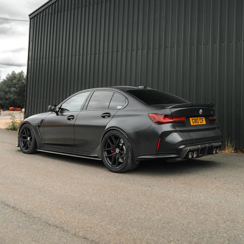 BMW M3 G80 G81 Pre-Preg Carbon Fibre PR-1 Side Skirts by TREVORA (2020+)