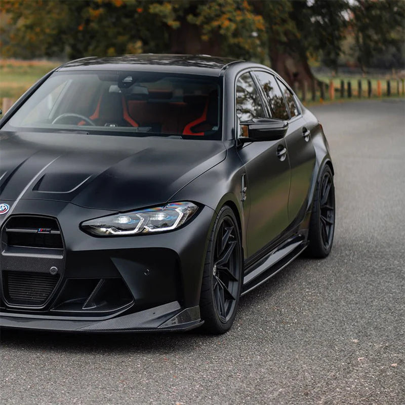 BMW M3 G80 G81 Pre-Preg Carbon Fibre PR-1 Side Skirts by TREVORA (2020+)