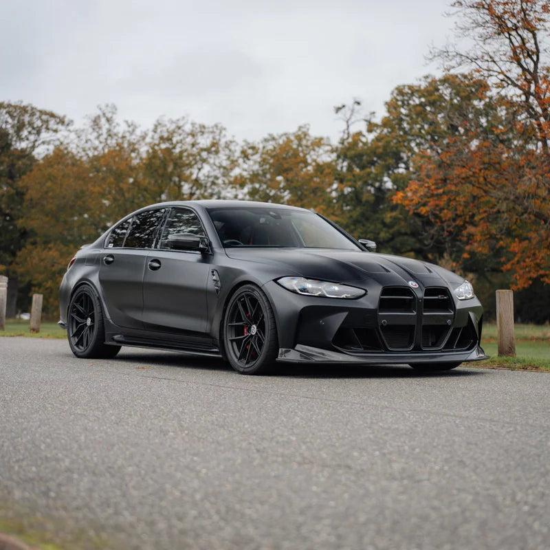 BMW M3 G80 G81 Pre-Preg Carbon Fibre PR-1 Side Skirts by TREVORA (2020+)