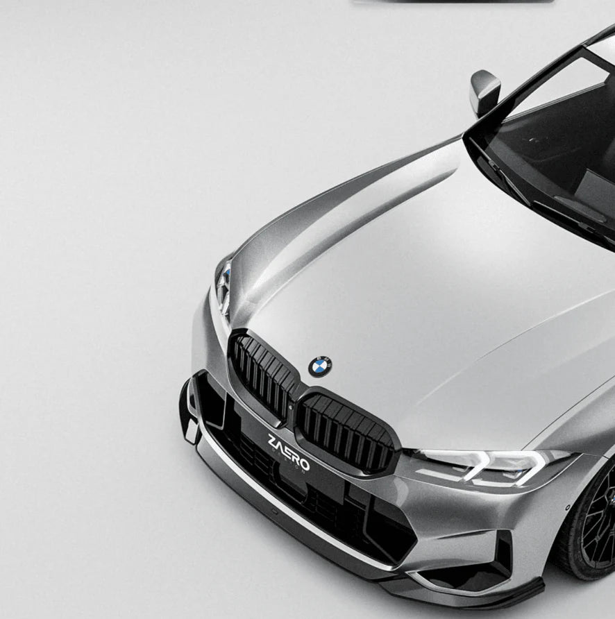 BMW M340i, 330i & 320i G20 G21 LCI Zaero EVO-1 Gloss Black Front Splitter