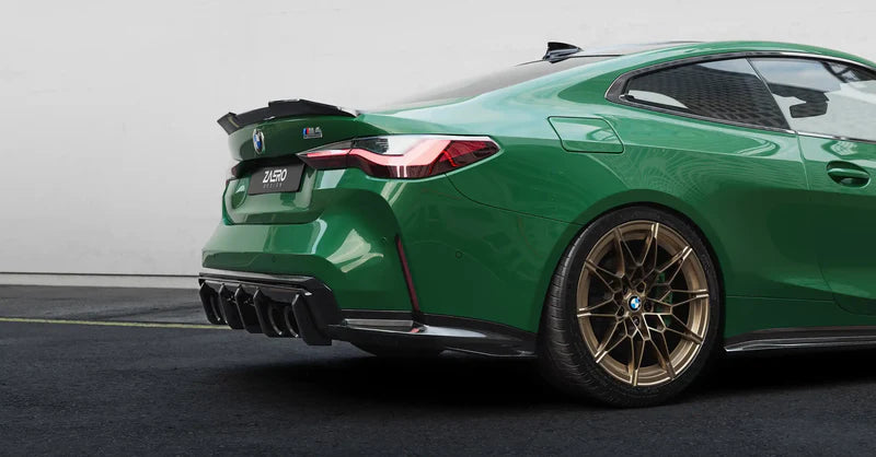 BMW M4 G82 EVO-S Gloss Black Rear Spoiler Lip by ZAERO (2021+)