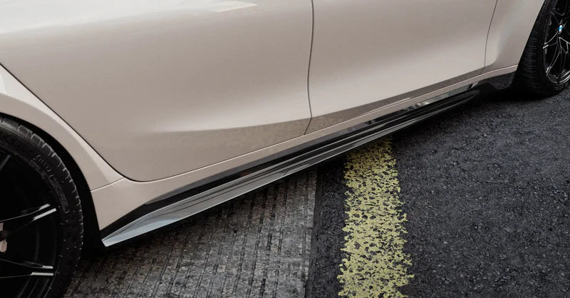 BMW M3 G80 G81 EVO-S Gloss Black Side Skirts by ZAERO (2021+)