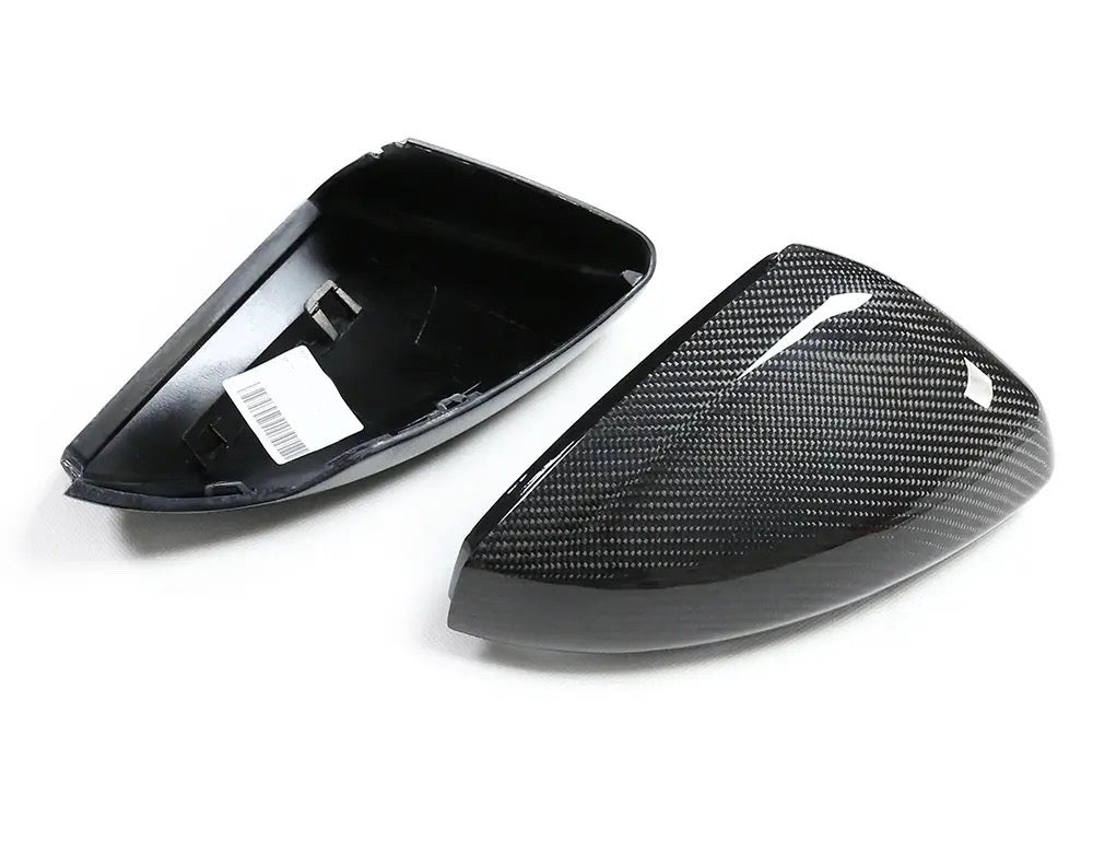 AUDI A1 Carbon Fibre Replacement Mirror Covers (2018+ Models)