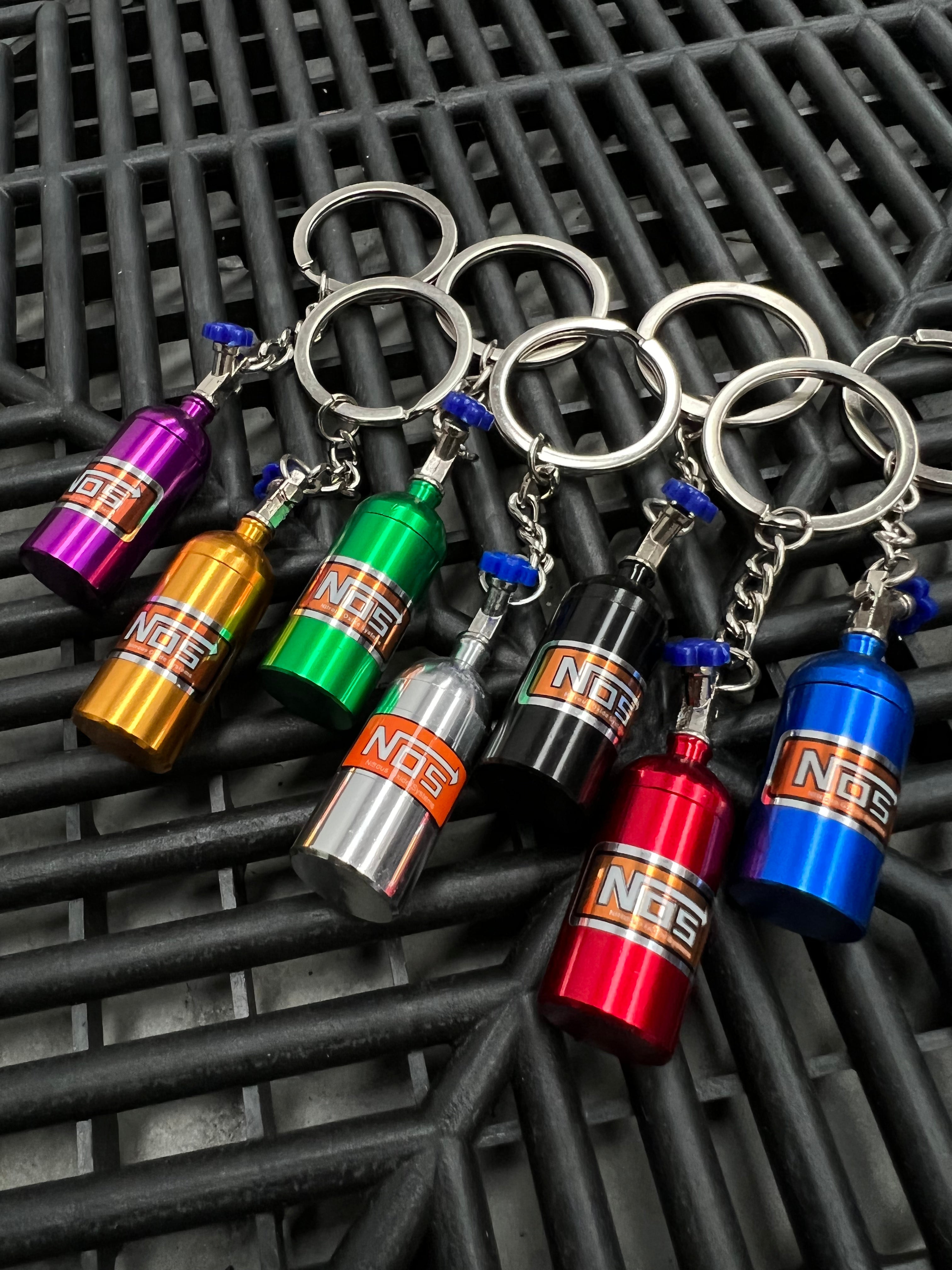 NOS Bottle Style Keyring