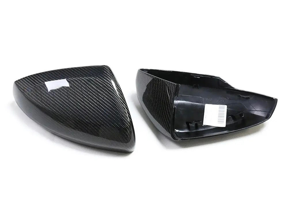 AUDI A1 Carbon Fibre Replacement Mirror Covers (2018+ Models)