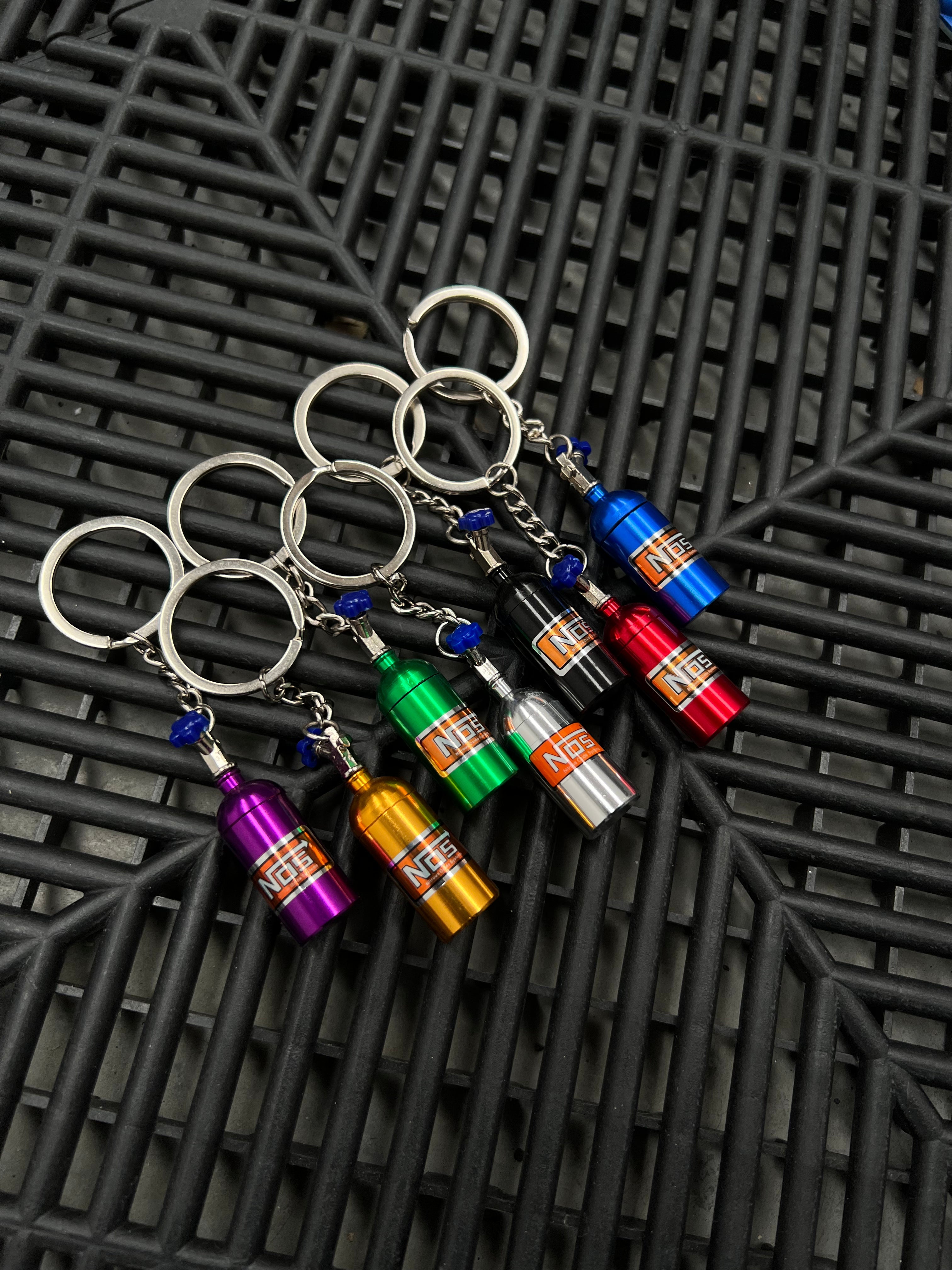 NOS Bottle Style Keyring