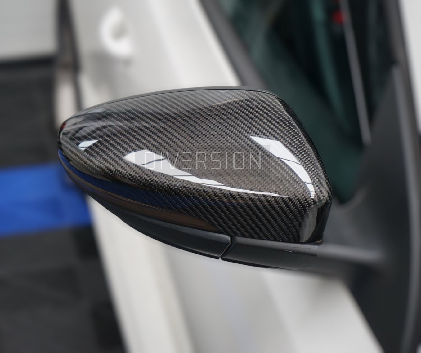 Volkswagen Scirocco / Beetle / Jetta Carbon Fibre Wing Mirror Replacement Caps (2009+ Models)