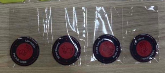 CUSTOM NFC Chip Tap Sticker (Add Your Own Link)