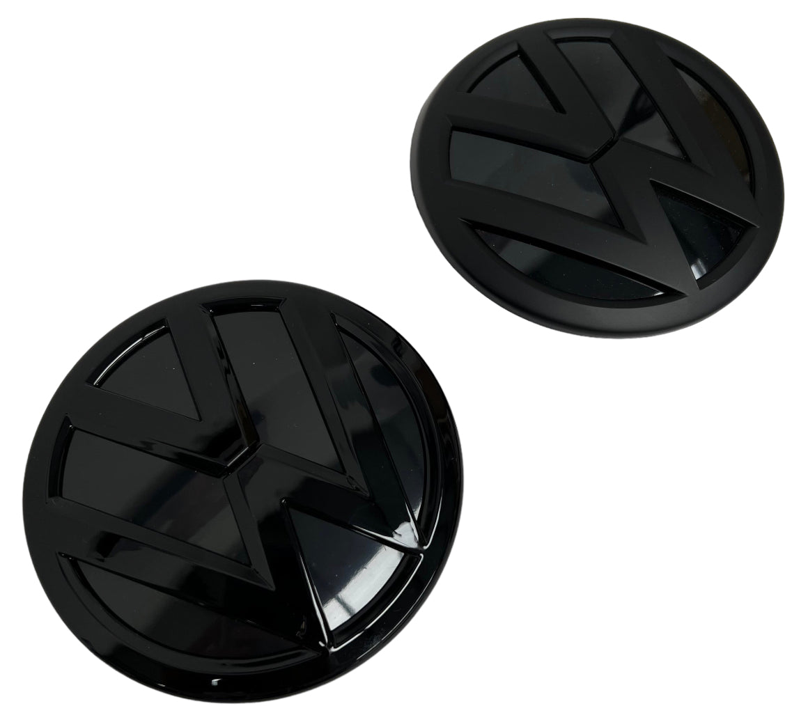 Volkswagen Polo MK5 6R / 6C Front Or Rear Gloss Black Badges (2009 - 2017 Models)