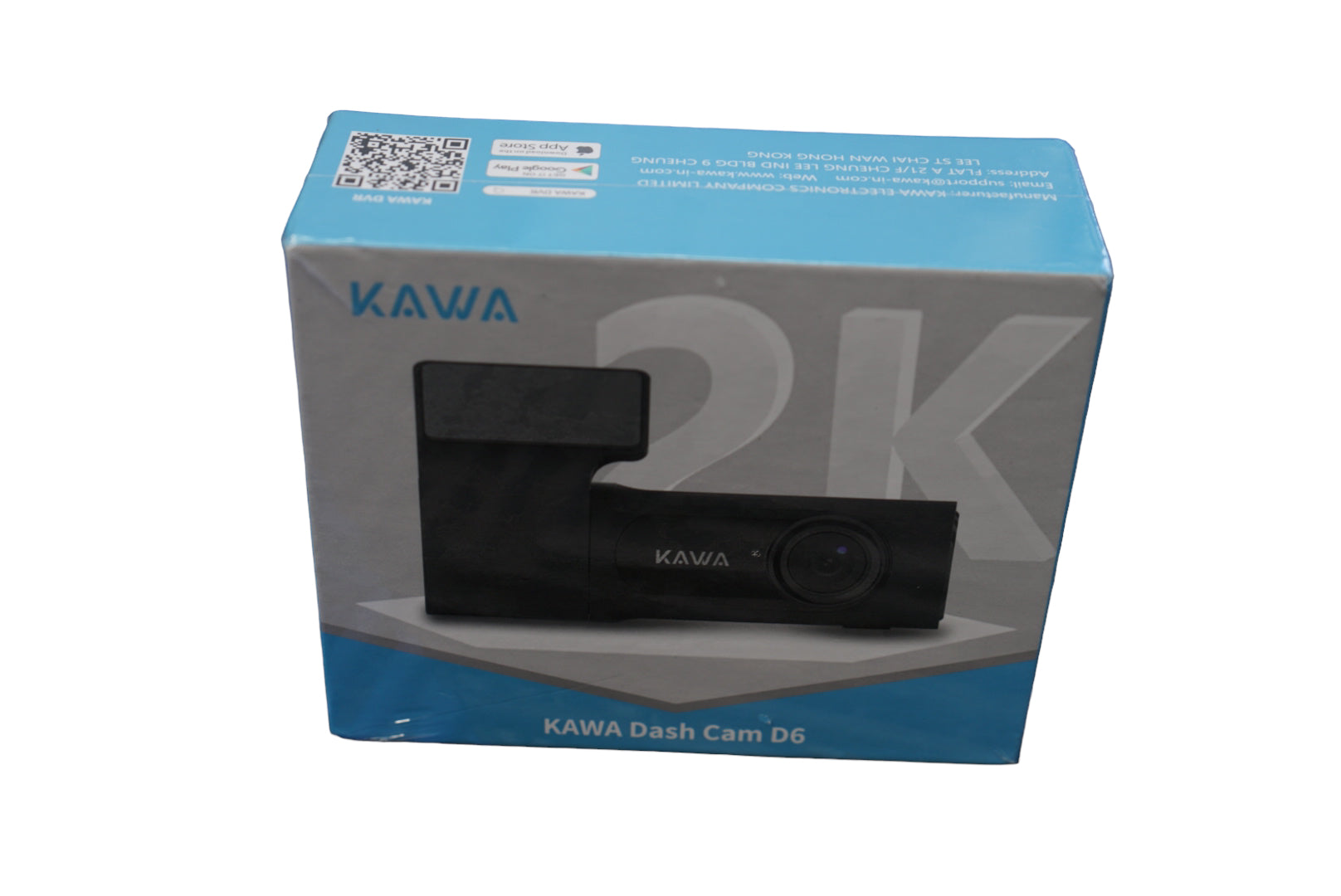 Kawa D6 High Resolution Vehicle Dashboard Camera / Dash Cam (HD1440p) UNIVERSAL