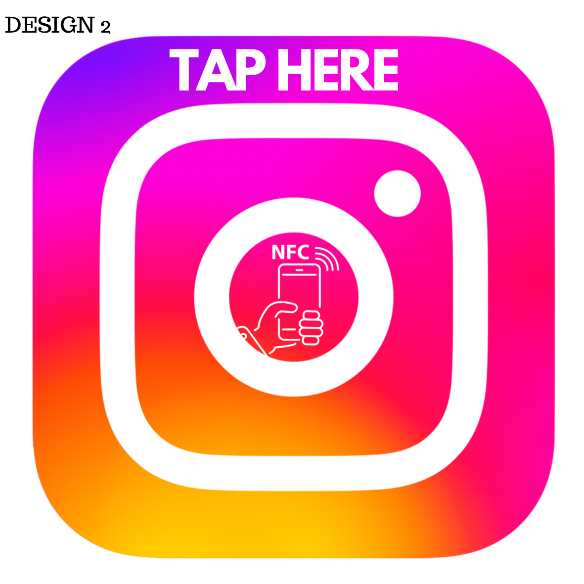 CUSTOM NFC Chip Tap Sticker (Add Your Own Link)