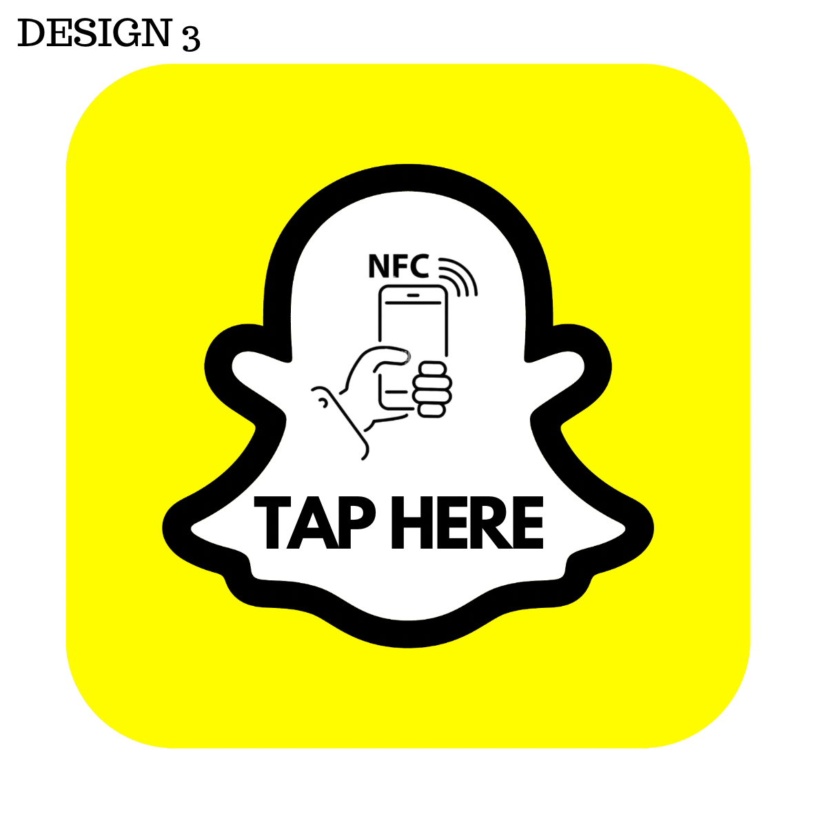 CUSTOM NFC Chip Tap Sticker (Add Your Own Link)