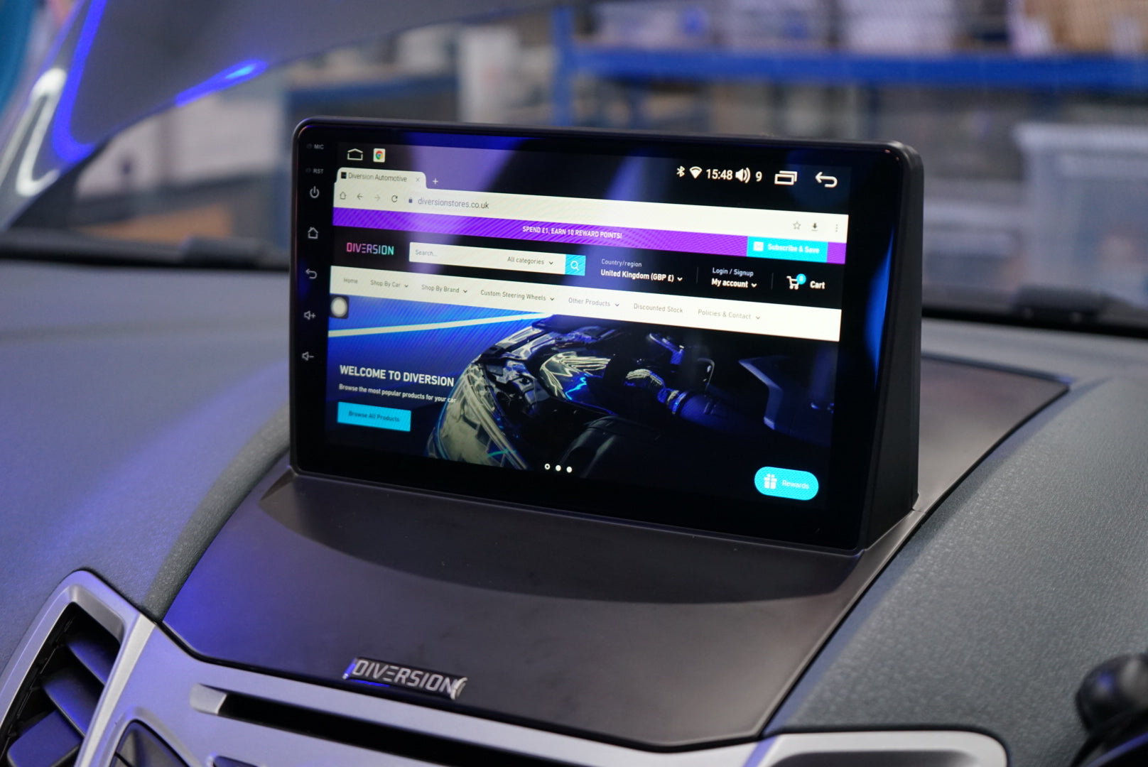 Ford Fiesta MK7 Android / Apple Car Play Display (2009 - 2017 Models) - DIVERSION