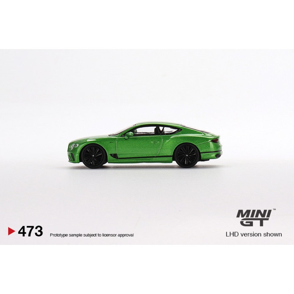 MINI GT - 1/64 BENTLEY CONTINENTAL GT SPEED 2022 APPLE GREEN 9 (LHD)