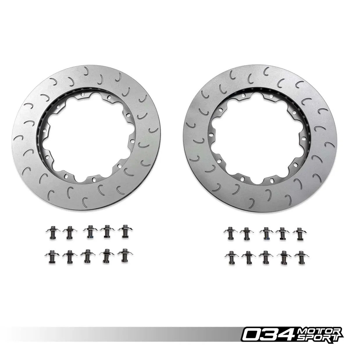 034Motorsport Replacement Rear Rotor Ring Set, B9/B9.5 Audi S4/S5 + B9/B9.5 RS+ Big Brake Package