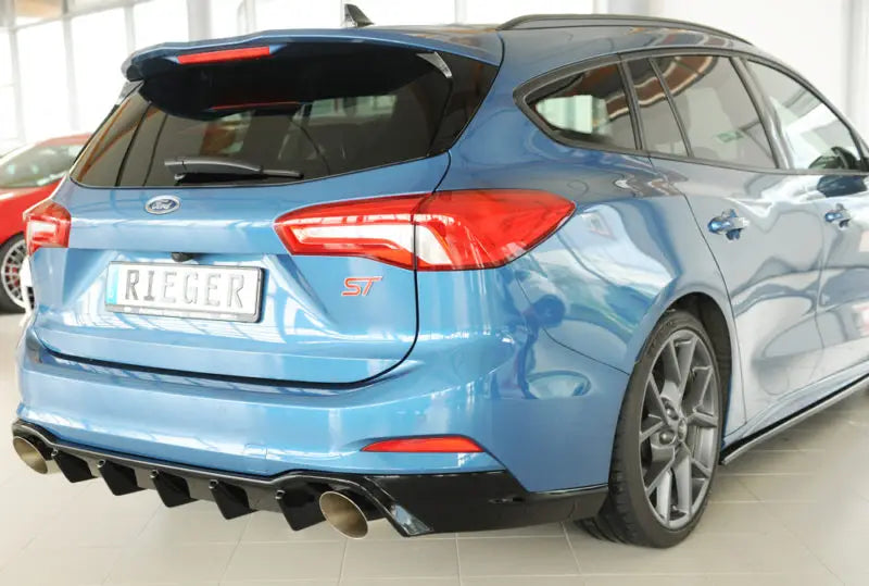Rieger Ford Focus Mk4 ST Estate Rear Bumper Diffuser – Gloss Black (2018+)