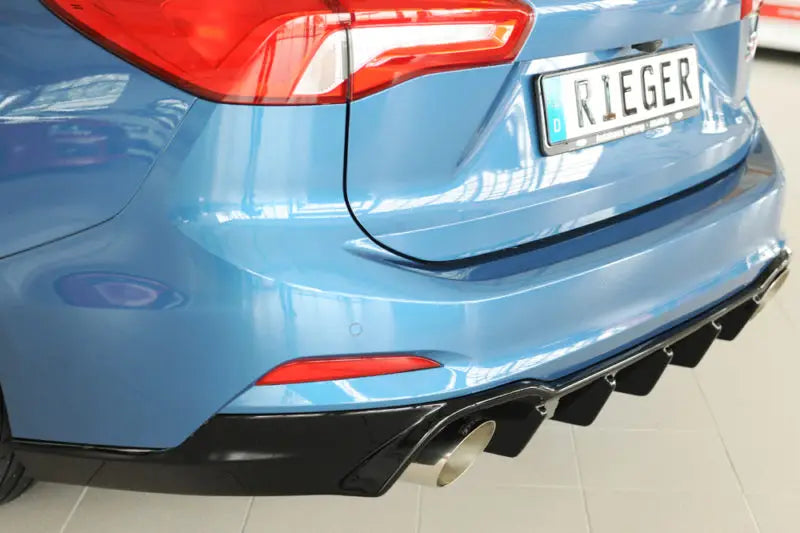 Rieger Ford Focus Mk4 ST Estate Rear Bumper Diffuser – Gloss Black (2018+)