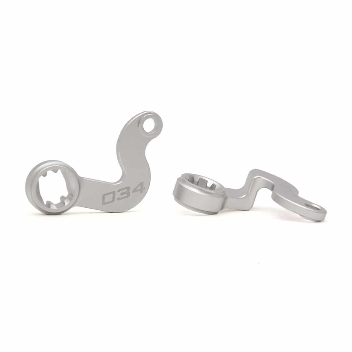 034Motorsport Intake Manifold Flap Linkage Pair, Billet Aluminum, B7 Audi RS4 4.2L FSI