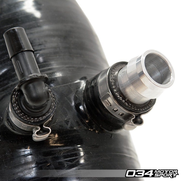 034Motorsport Silicone Throttle Body Inlet Hose, High-Flow, B8 Audi S5 4.2L FSI V8