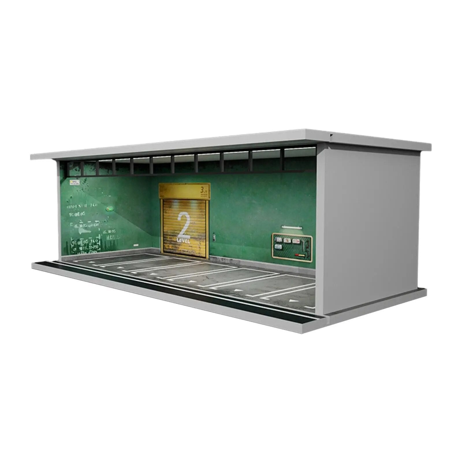 1/64 Scale Model Car Stackable Display Case With LED Lighting (Multiple Themes)