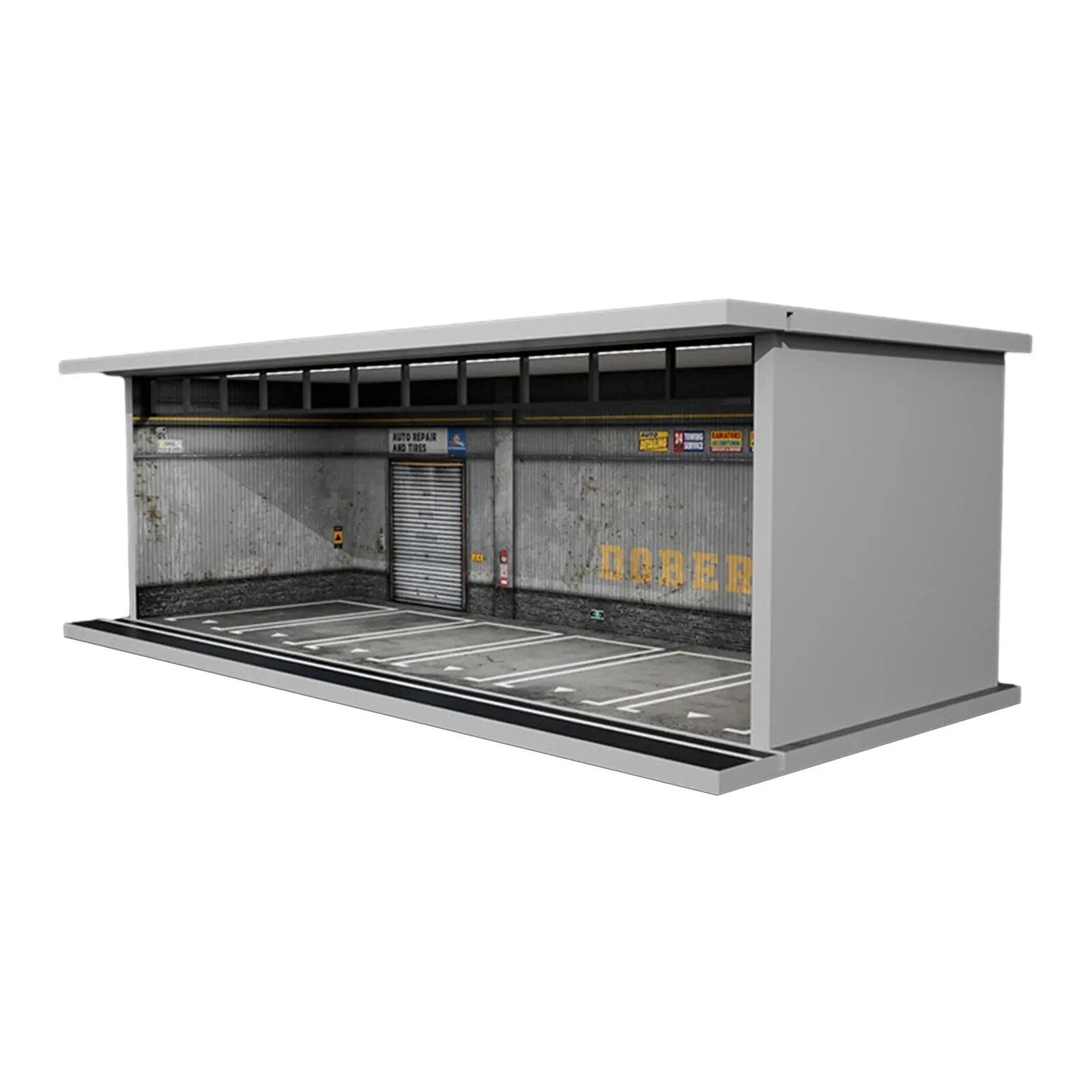 1/64 Scale Model Car Stackable Display Case With LED Lighting (Multiple Themes)