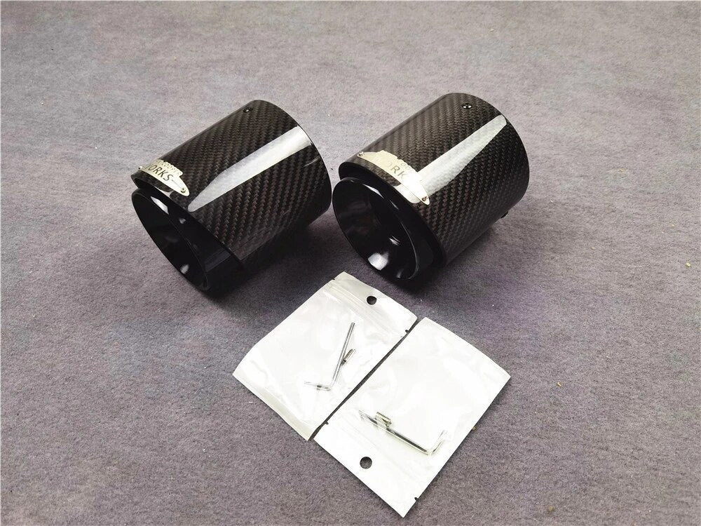 Mini Cooper S JCW Style Carbon Fibre Tail Pipe / Exhaust Tip
