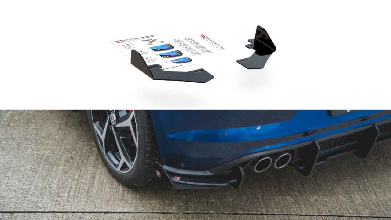 Maxton Design REAR SIDE FLAPS VW POLO GTI MK6