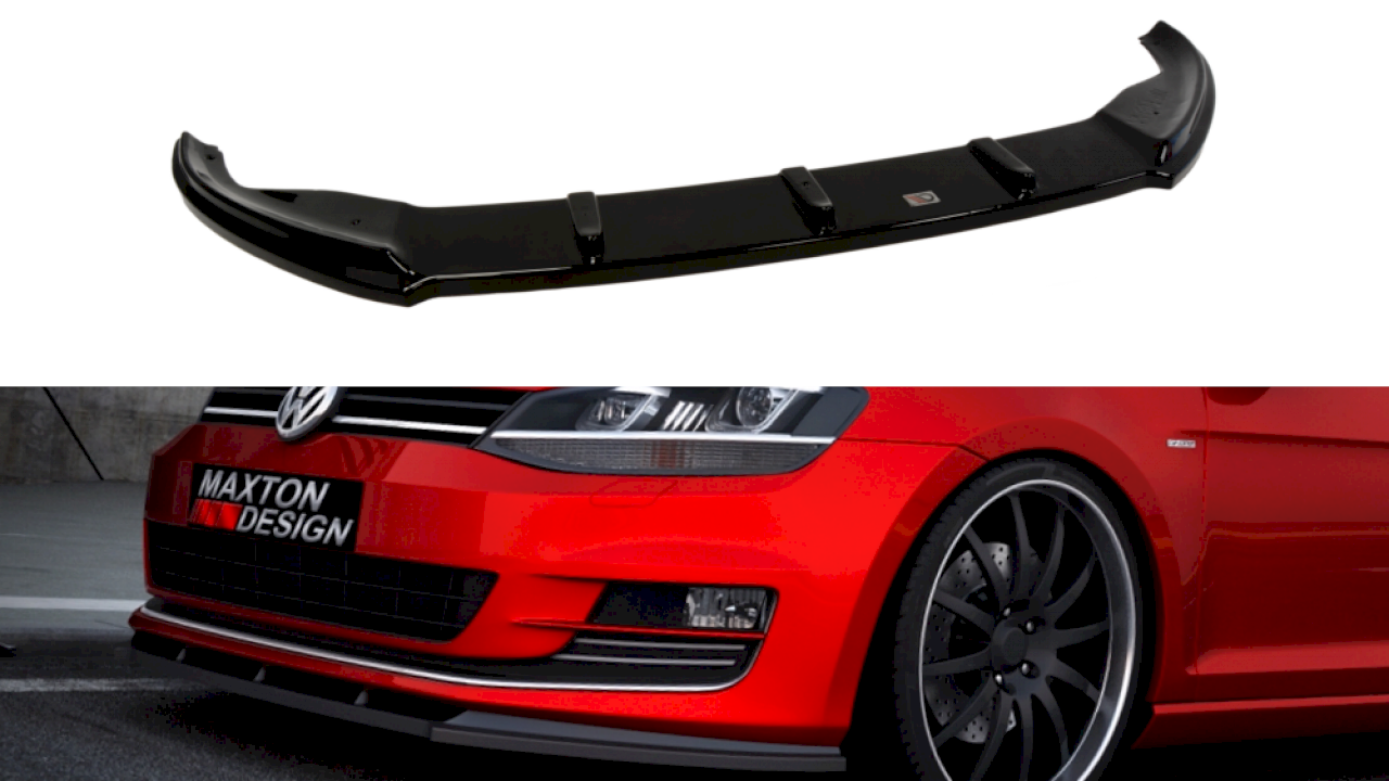 Maxton Design Front Splitter for Volkswagen Golf MK7 Standard (2012-2016)