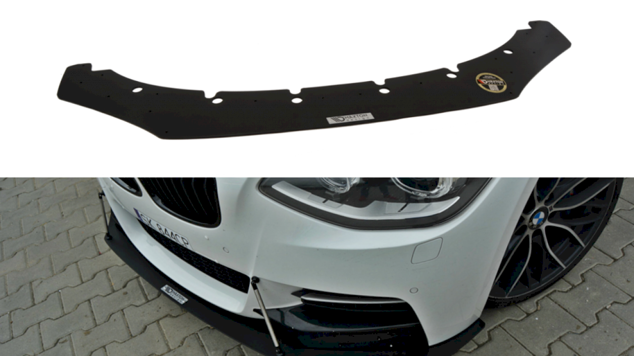 Maxton Design Front Racing Splitter for BMW 1 Series F20/F21 M-Power (Preface 2011-2015)