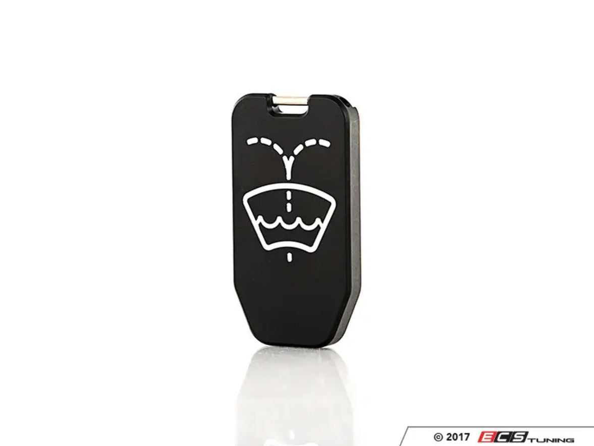 ECS Tuning Billet Washer Fluid Reservoir Cap - Black Anodized - B9 Models