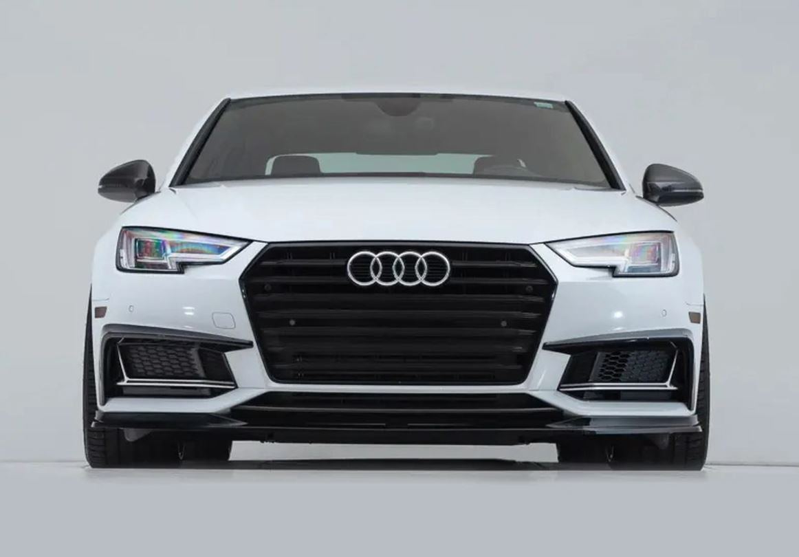 ECS Tuning Gloss Black Front Splitter - A4/S4 B9