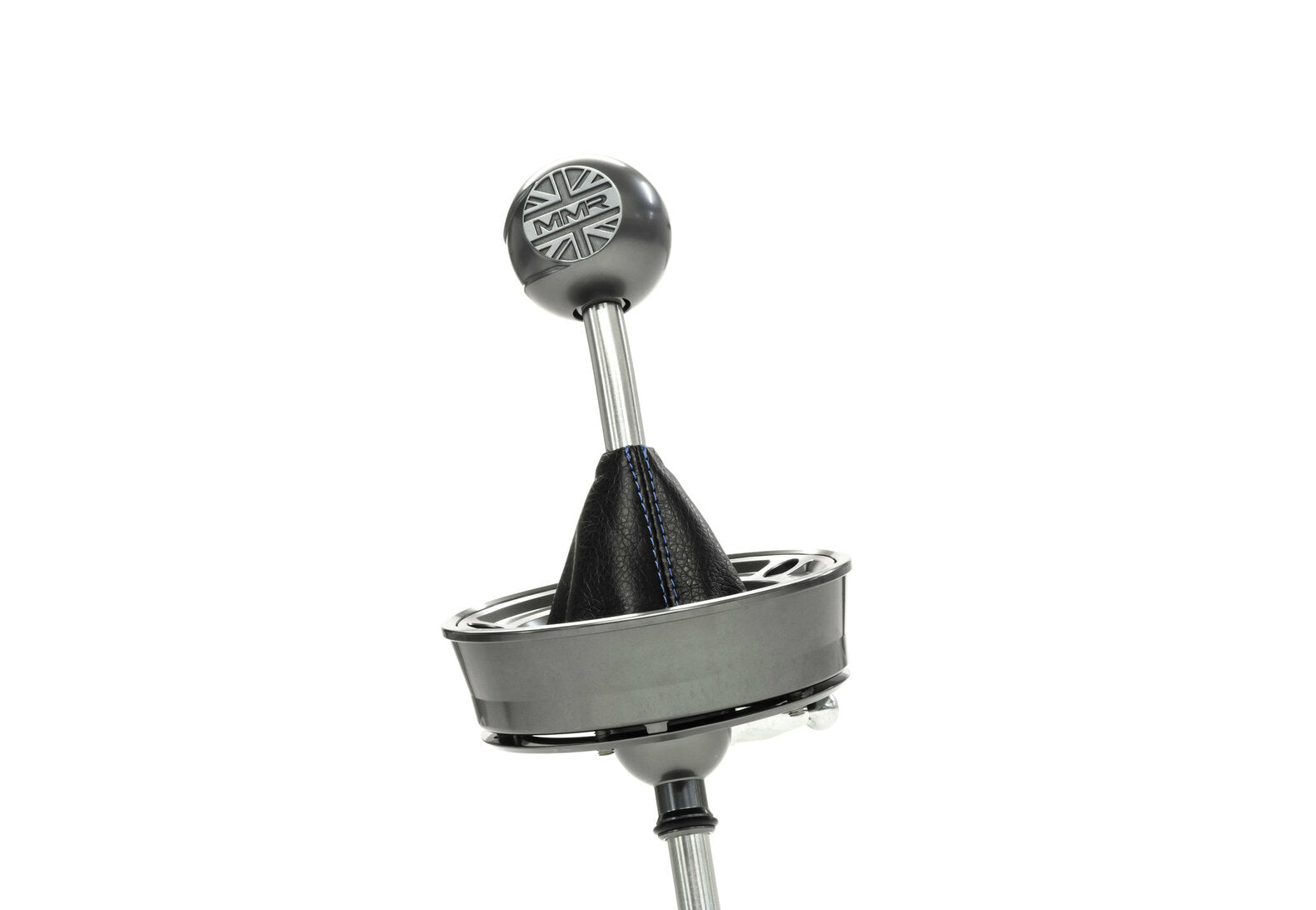 MMR Mini F56 Short Shifter Kit - Titanium Insert + Grey Shift Boot