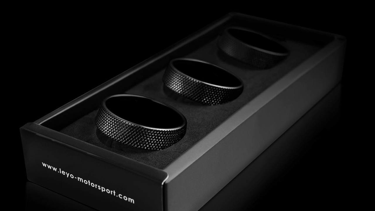 Golf MK7/MK7.5Leyo Motorsport Black Billet Alloy Climatronic Rings
