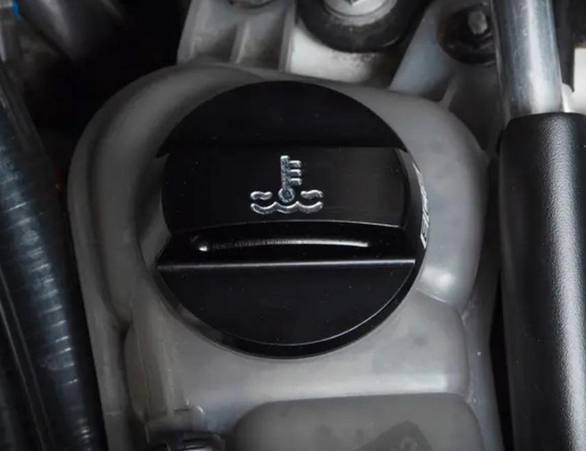 ECS Tuning Billet Expansion Tank Cap - Black Anodized