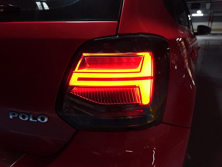 VOLKSWAGEN POLO RED CUSTOM TAIL LIGHT PAIR (2009-2017) PLUG AND PLAY UK - Diversion Stores Car Parts And Modificaions
